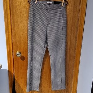 NWT Ricki's Black and White Dress Pants, Size M, Straight Slim
